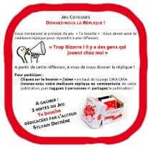 Participez à notre Jeu Concours : Donnez-nous la Réplique !