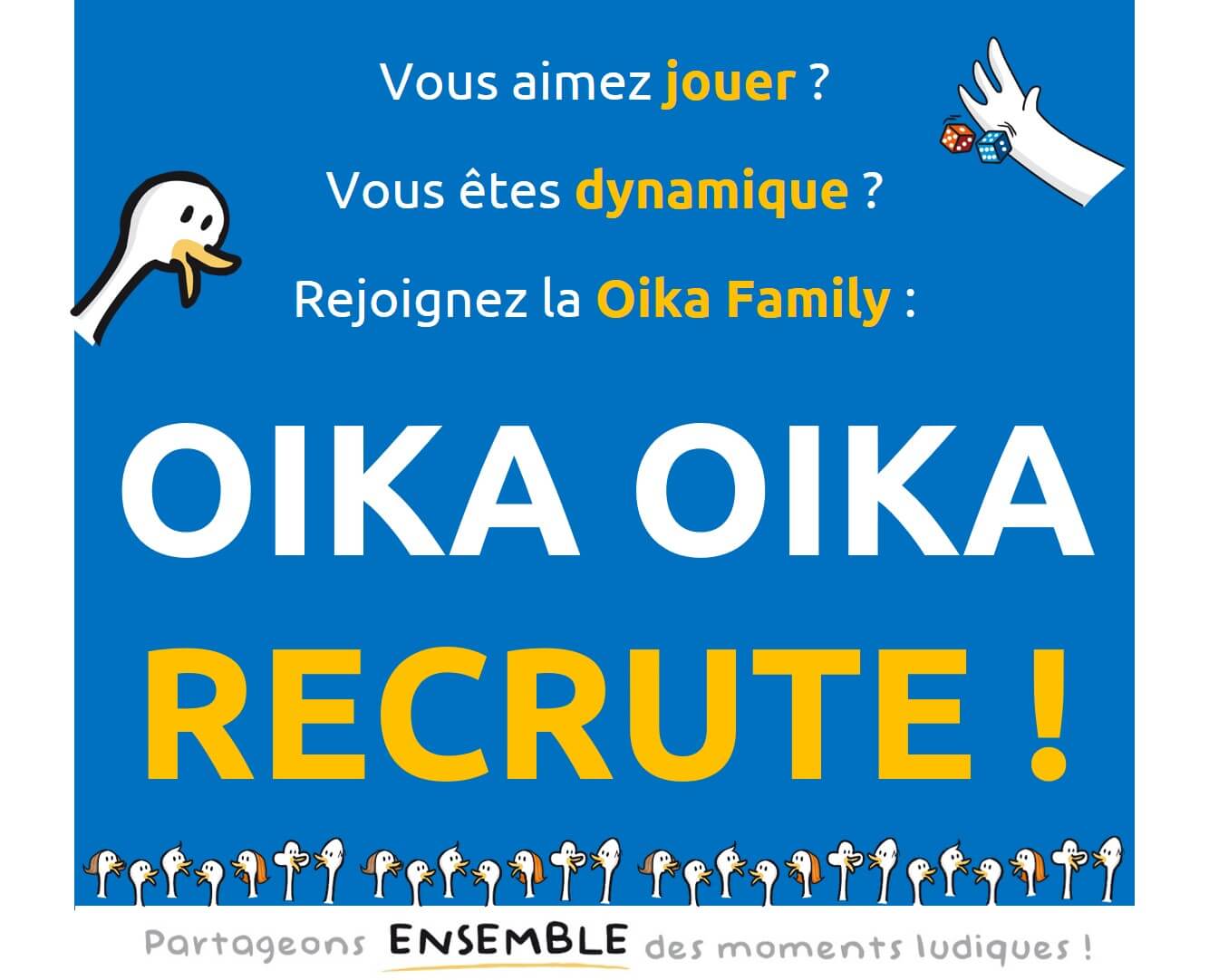 Oika Oika recrute 300 VDI !