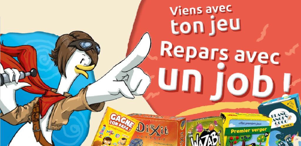 Viens avec un jeu, repars avec un job !