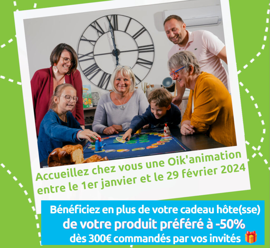 Offre hôtesse Oika Oika : un jeu à -50%