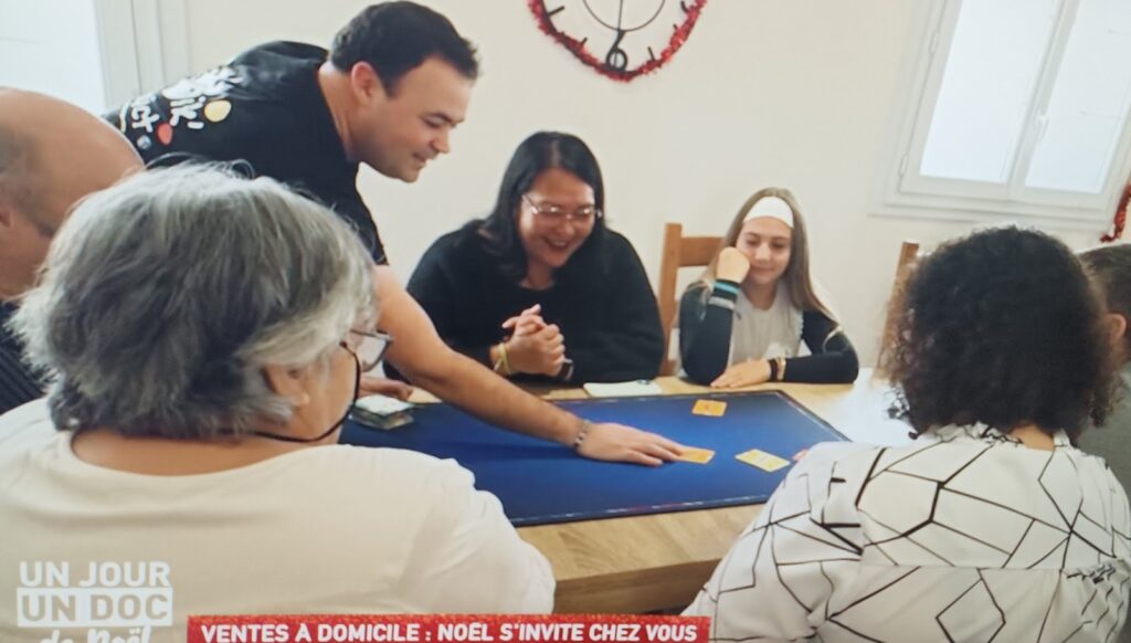 Photo de la diffusion du reportage.